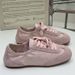 Lancui Lightweight Comfortable White Sneakers For Women Pink 2025 New Genuine Leather Candy Color Fashion Ballet Style_vogvips.com