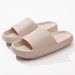 4CM Thick Sole For Women Couples Bathing Stepping On Feces Feeling Non-Slip Home Outdoor Men Slippers_vogvips.com
