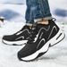 Couple Leather Sneakers, Men's And Women's Velvet Running Casual Travel Shoes, Cotton Shoes_vogvips.com