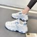 2026 New Spring Women's Dad Shoes, Breathable Mesh Sneakers, Trendy Ins Style, Versatile Casual White Shoes For Students_vogvips.com