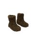Lamb Wool Korean Style Elegant Versatile Round Toe Flat Snow With Fleece Lining Thickened Warm Short Boots For Women_vogvips.com