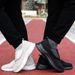 Fashion Winter Plush Fashion Orthopedics Wide Feet Swollen Shoes Couple Thumb Eversion Adjusting Soft Comfortable Diabetic Walking Shoes_vogvips.com