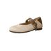 Retro Leopard Print Mary Jane Shoes For Women, 2026 New Style, Low Heel, Single Shoe, Flat Sole_vogvips.com