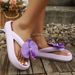 Summer Women's Flip-Flops With Phalaenopsis Flowers Sweet Cute Multi-Color Slippers For Party Outdoor Vacation Indoor Home_vogvips.com