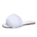 Women's Flat Sandals Summer Fashion Fuzzy Square Head Flat One Strap Sandals Korean Style Trendy Lazy Outdoor Slide Sandals For Ladies_vogvips.com