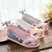 Bow Hanfu Style Women's Embroidered Raised Toe, Ancient Costume Cloth Shoes, Students_vogvips.com