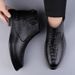 Large Size High-top Crocodile Leather Shoes Men's Side Zipper Pullover Martin Boots Velvet Leather_vogvips.com