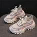2025 New Women's Dad Breathable Thick-Soled Casual Sneakers, Versatile Mesh Shoes, Spring Trendy Shoes_vogvips.com