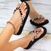 Women Beach Flat Flip-flops Slippers Comfortable Non-slip Sandals Flip Flop Home Bathroom Fashion Shoes Indoor House Zapatos_vogvips.com