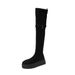 Thick-Soled Snow High Tube Riding Boots, 2024 New Versatile Two-Way Wear For Petite Women, Over-the-Knee Long Boots_vogvips.com