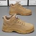 Men's Shoes Breathable High-top Martin Boots Men's Non-slip And Wear-resistant Outdoor Tooling Shoes Labor Insurance Shoes Men's_vogvips.com