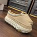 2025 New Winter Warm Anti-snow Boots For Women, Retro Style, Platform Tire Sole, Slip-on Lazy Cotton Shoes_vogvips.com
