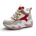 Suede Leather Sne, 2026 Autumn Thick-soled Women's Shoes, Versatile Casual Fashion Height-increasing Sports Dad_vogvips.com