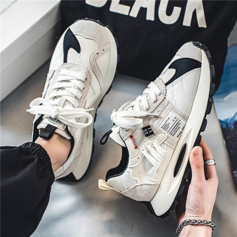 Men's Shoes New Autumn Fashionable Casual Versatile Sneakers Thick Sole Wear Resistant Trend Forrest Gump Sports Men's Shoes_vogvips.com