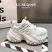 2025 Fanjia Meiou Thick-Soled Dad Shoes For Women, Spring New Breathable Versatile Casual Sneakers_vogvips.com