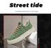 2025 Low-top, Niche Canvas Shoes, Low-top Printed Board Shoes, Men's Sporty And Casual Trendy Shoes_vogvips.com