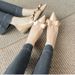 Pointed-toe High-heeled Leather Flat Shoes For Women, Versatile For All Occasions, Petite In Style, With A Bow-shaped Soft Sole._vogvips.com