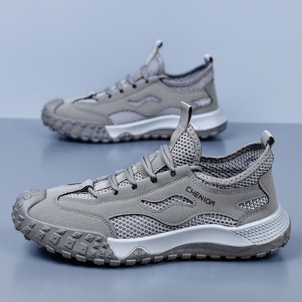 Men's Summer Shoes With Soft Soles, Lightweight, Breathable, Odor-Resistant Mesh, Wear-Resistant, Non-Slip, Versatile Ca_vogvips.com