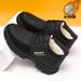 ShoeVault Men's Warm Cotton Wear-Resistant Cold-Adhesive Fleece-Lined Snow Boots Winter High-Top Middle-Aged And Elderly Walking_vogvips.com
