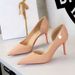 9265-A European And American Style Elegant Fashion Pointed-toe High-heeled Shoes For Women, Shallow Patent Leather_vogvips.com