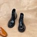 European Warm Series Cowhide Shoes Washed Men's Genuine Leather Casual Short Mid-top Thick-soled Martin Boots_vogvips.com