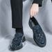 New Fashion Genuine Leather Tassel Business Casual Loafer Shoes For Men Black Business Formal Leather Shoes For Daily Office Casual Men's Shoes For Dr_vogvips.com