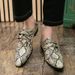 Cross-Border Snake Pattern Small Buckle Trendy Business Formal Slip-On Men's Leather Shoes British Pointed Toe_vogvips.com