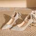 Women's Shoes Champagne High Heels For Women With Stilettos And Bowknots For 18 Year Old Adult Ceremony, Sexy And Versatile Ladies' Shoes_vogvips.com