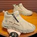 Men's Spring And Autumn Work Shoes, Men's Casual Sports Anti-Slip Wear-Resistant High-Top Work Shoes, Ankle Boots, Casua_vogvips.com