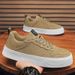 ..Men's Shoes, Sneakers, White Sneakers, Casual Shoes, Sports Shoes, Thick-soled Leather Upper_vogvips.com