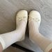 Lancui Ballet Style Silver Round Toe Cute Little Single Super Soft Slip-On Comfortable Grandma Flat Leather Shoes_vogvips.com