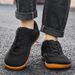 Wide Toe Shoes Soft Sole Barefoot Shoes Loose And Comfortable Sports Fitness Weightlifting Shoes Breathable Non Slip Casual Flying Woven Shoes_vogvips.com
