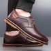 Hot-Selling Leather Large Size Fashion Business Casual Hand-Sewn Men's Shoes Soft Sole_vogvips.com