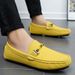 Large Size Men's Doudou Shoes Size 39-46 PU Fabric Is Suitable For Driving Slowly, Travel Shoes Are Breathable, Casual, Flat-bottomed, Shoes_vogvips.com
