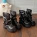 Height-Increasing Jeans Pile 2025 Short Western Slim Martin Thick Sole Summer Autumn New Boots For Women_vogvips.com