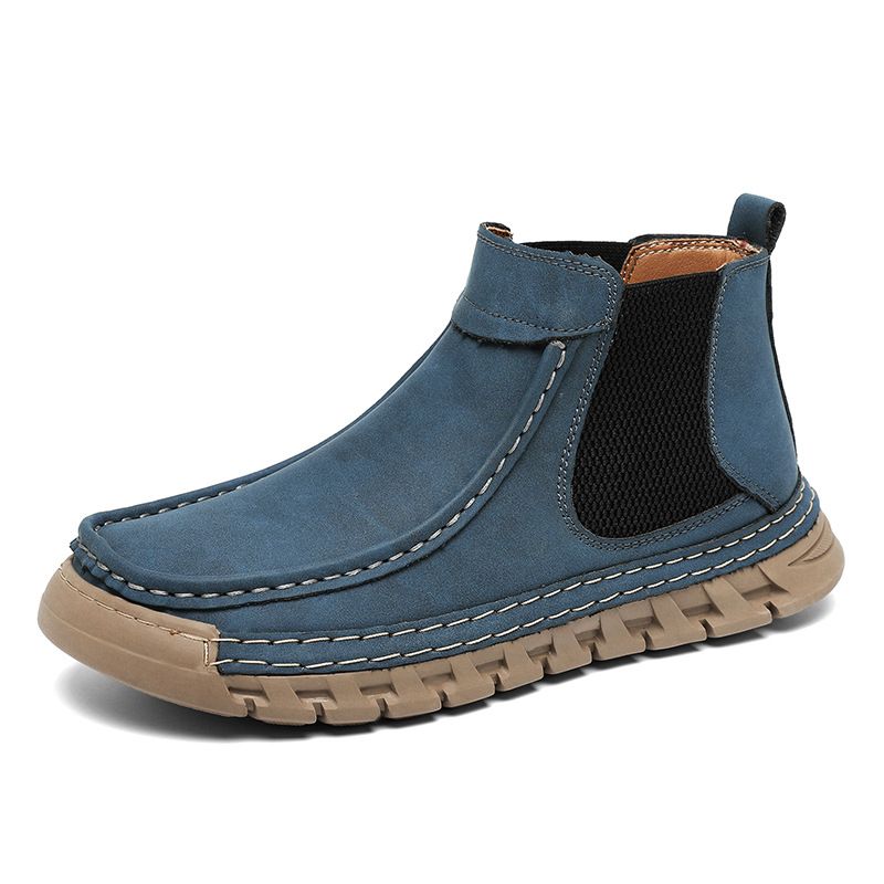 Chunqiu Women's Casual Shoes Large Size Hand-Sewn Slip-On Business Mom Shoes_vogvips.com