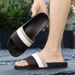 YRZL Slippers Summer Soft Sandals Breathable Lightweight Slides For Men Non-Slip Comfortable Shoes Outdoor Casual_vogvips.com