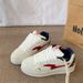 Women's Korean Style Casual Student Sneakers Color Blocked Retro Harajuku Style Loafers Trendy Versatile American Design_vogvips.com