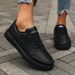 Casual White Wom S Sneakers Chic Silver Trim Soft Lining Non Slip New Minimalist Design PU Leather Skate Shoes For_vogvips.com