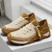 Men’s Shoes 2026 Summer Flyknit Mesh Breathable Trendy Versatile Sock‑style Sneakers Casual Running Black Coconut‑style Athletic Shoes_vogvips.com