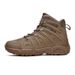 Men's Military Boots, Tactical Combat Boots, Brown Training Snow Boots_vogvips.com