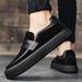 Autumn Breathable Men's Korean-style Fashionable Casual Shoes, Trendy Single Shoes For Young Men_vogvips.com