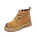 Men's Shoes 2025 New Autumn And Winter Cotton Leather British Style Work Boots Men's Thick Soled Suede Shoes_vogvips.com
