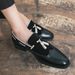 Euro Step 2025 Spring Formal Men's Casual Large Size British Style Groom Brogue Leather Shoes_vogvips.com