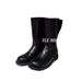 Korean Genuine Leather Round Toe Niche Mid-Calf For Women, Chunky Heel Riding Boots, 2025 Autumn Winter Slimming Brown_vogvips.com