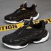 Unbeatable Quality Breathable Ultra Light Sports Men's Popcorn Sole, Anti Slip Rotating Button Running Shoes, Leather_vogvips.com