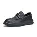 2025 Summer New Genuine Leather Breathable Thick Sole Slip-On Casual Men's Shoes_vogvips.com