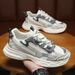 Summer Breathable Mesh Trendy And Versatile Thick Soled Anti Slip Sports Casual Running Dad Shoes, Men's Shoes_vogvips.com