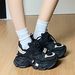 Women's Shoes Thick Sole Casual Shoes Student Sports Running Shoes Ins Daily Trendy Sneaker Vacation Walking Shoe_vogvips.com