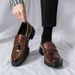 New Fashion Genuine Leather Tassel Business Casual Loafer Shoes For Men Black Business Formal Leather Shoes For Daily Office Casual Men's Shoes For Dr_vogvips.com